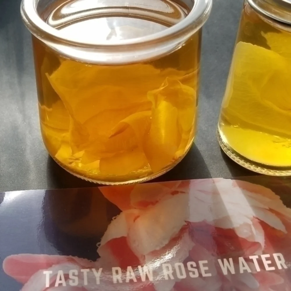 Tasty Organic Raw White Rose Water